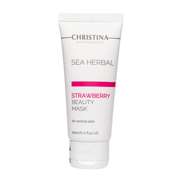 Полунична маска краси для нормальної шкіри Beauty Mask Strawberry CHR056 фото