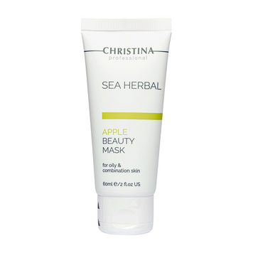 Яблучна маска краси для жирної та комбінованої шкіри Beauty Mask Green Apple CHR058 фото