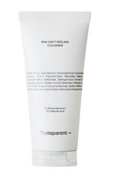 Очищуючий засіб для обличчя з ефектом пілінгу Transparent Lab PHA Soft Peeling Cleanser CHR36826 фото