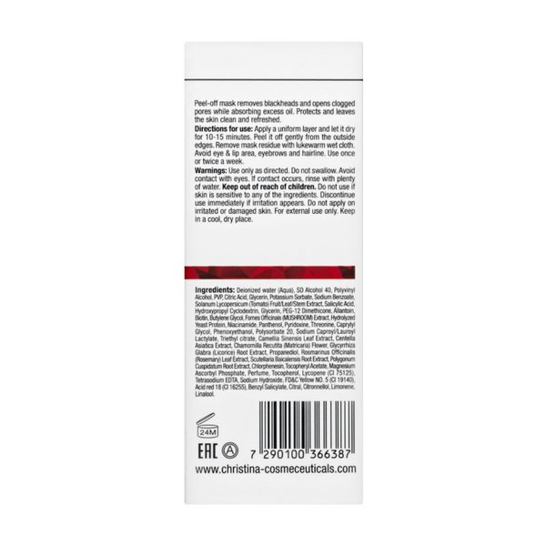 Маска-плівка від чорних цяток Christina Comodex Extract & Refine Peel-off Mask, CHR638 фото