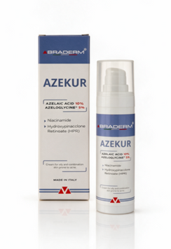Крем для комплексного контролю акне та підтримки ремісії Braderm Azekur Cream 112 фото